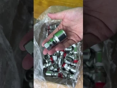 دو قطعه هکساگونال یک قطعه JIC زنانه 74 درجه صندلی مخروط لوله های هیدرولیکی (26711DY)