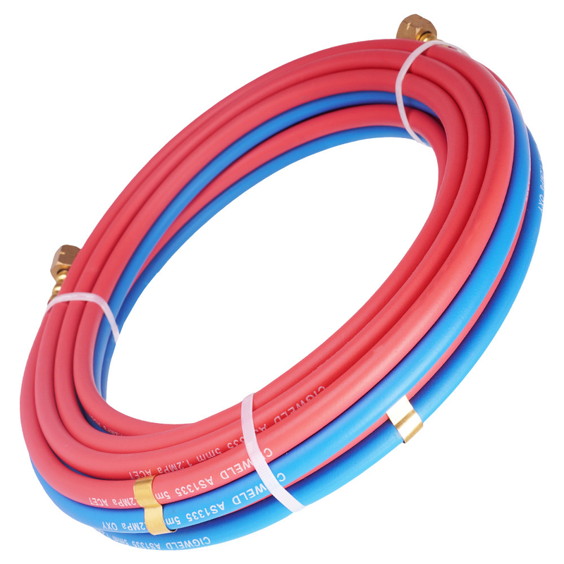 مقاومت در برابر پیری 1/4'x50FT مقاومت در برابر پوشیدن درجه R Oxy / Acet Twin Welding Hose Assembly