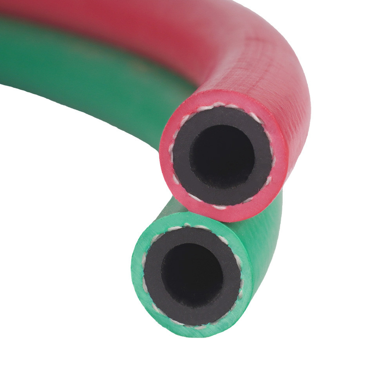مقاومت در برابر پیری 1/4'x50FT مقاومت در برابر پوشیدن درجه R Oxy / Acet Twin Welding Hose Assembly
