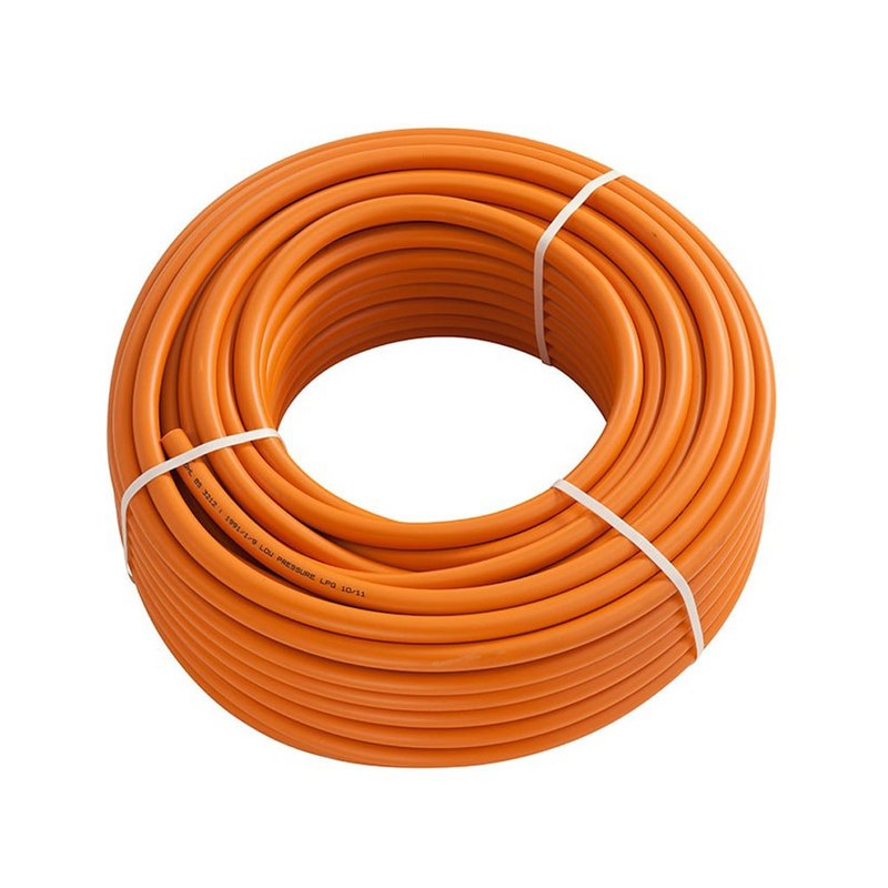 لچک دار نارنجی 50ft/100ft مقاومت در برابر پوشیدن W. P 20bar 10mm نارنجی لوله گاز LPG