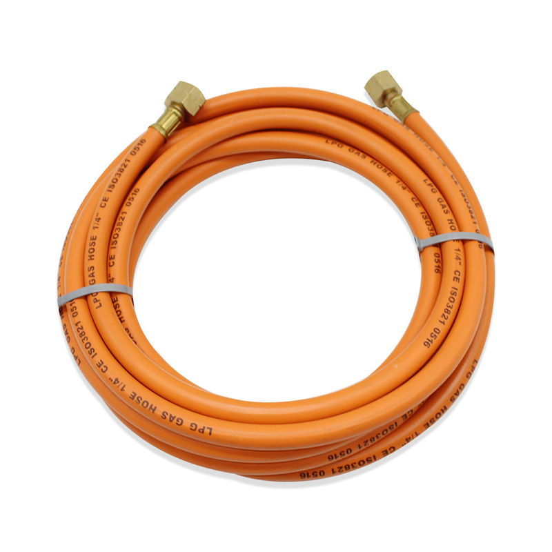 لچک دار نارنجی 50ft/100ft مقاومت در برابر پوشیدن W. P 20bar 10mm نارنجی لوله گاز LPG