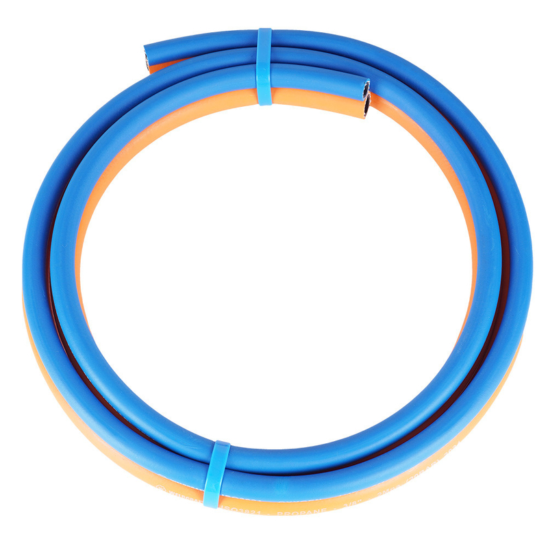 درجه T مقاومت در برابر فرسایش Reducer Twin Welding Hose نارنجی 3/8' آبی 1/4'