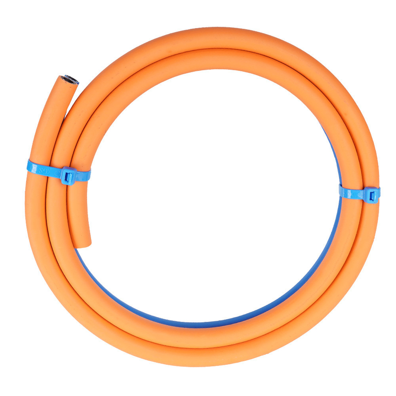 درجه T مقاومت در برابر فرسایش Reducer Twin Welding Hose نارنجی 3/8' آبی 1/4'