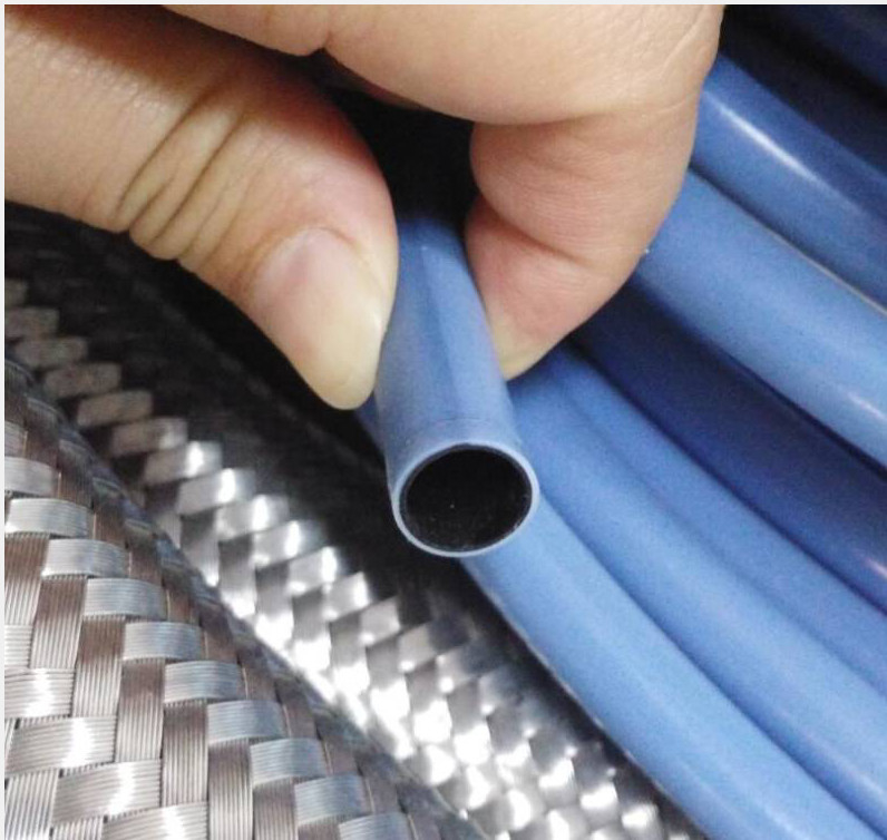 لوله PTFE با فشار بالا با یک لایه از فولاد ضد زنگ برای حمل و نقل و هیدرولیک موبایل