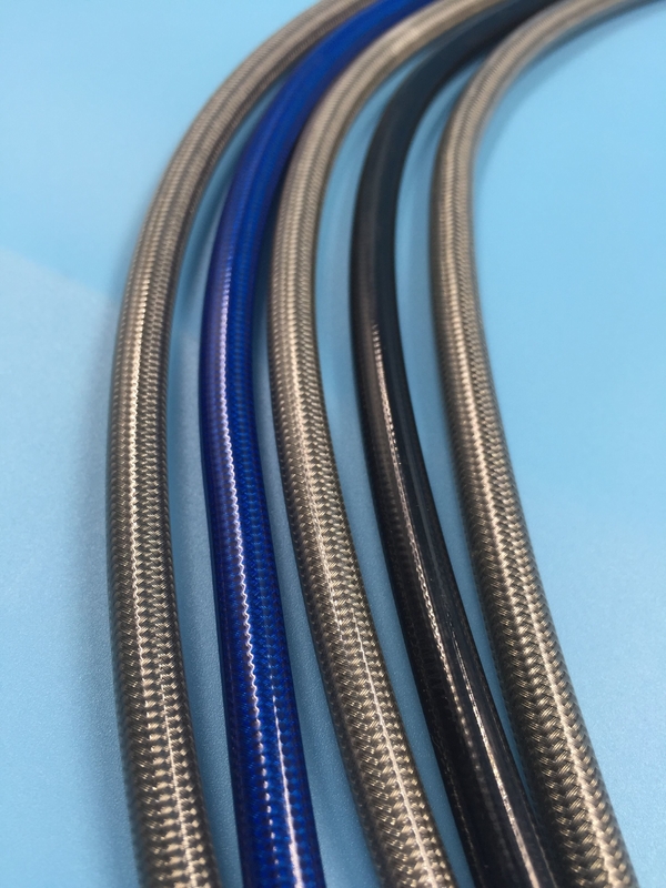 لوله PTFE با فشار بالا با یک لایه از فولاد ضد زنگ برای حمل و نقل و هیدرولیک موبایل