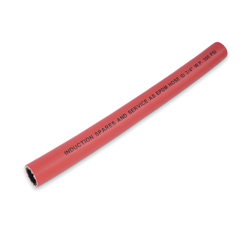 شیلنگ EPDM غیر رسانای عاری از کربن 2 اینچ 50.8 میلی‌متر 300PSI و 10KV برای سیستم‌های کوره القایی