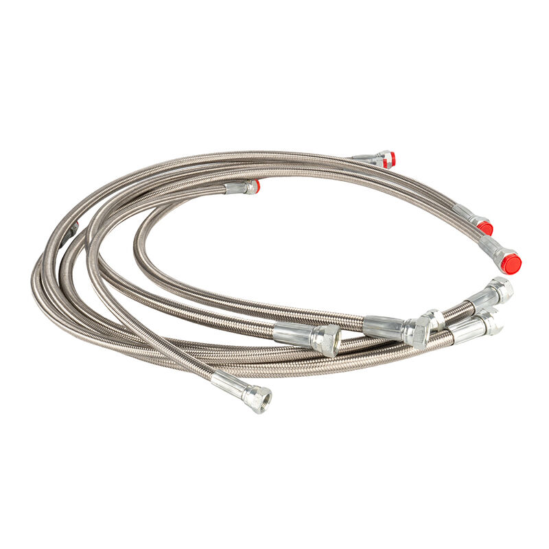 مجموعه شیلنگ PTFE با مقاومت در برابر دمای بالا و خواص مقاوم در برابر مواد شیمیایی برای کاربردهای ضد الکتریسیته ساکن