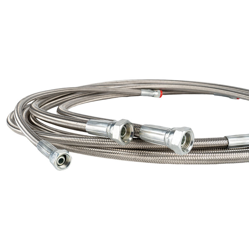 مجموعه شیلنگ PTFE با مقاومت در برابر دمای بالا و خواص مقاوم در برابر مواد شیمیایی برای کاربردهای ضد الکتریسیته ساکن