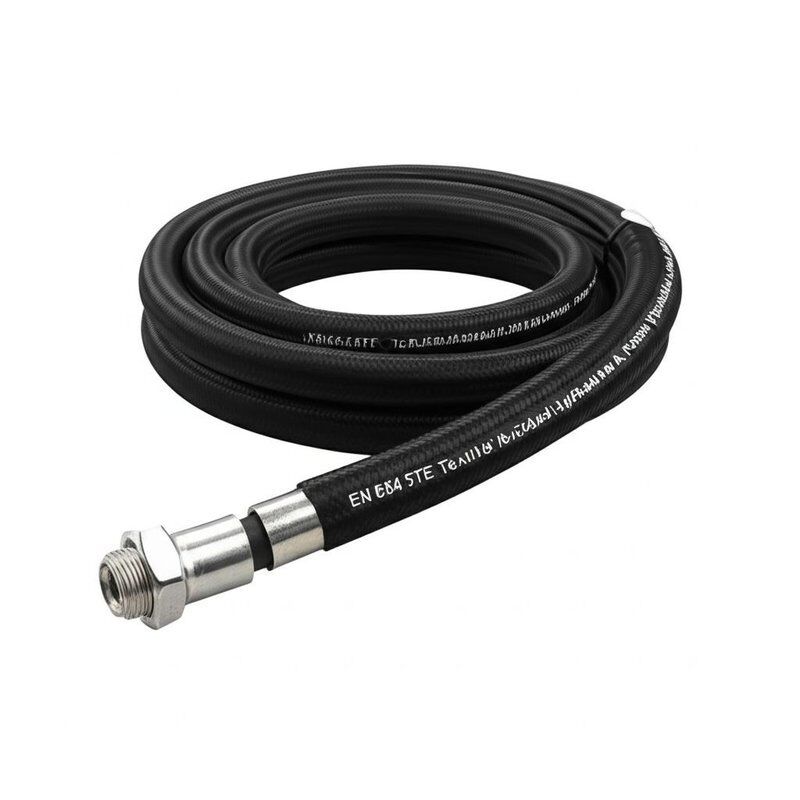 EN854 3TE لوله هیدرولیکی بافت پارچه ای با لاستیک مصنوعی مقاوم به روغن و تقویت پارچه با قدرت بالا MSHA / CE تایید شده