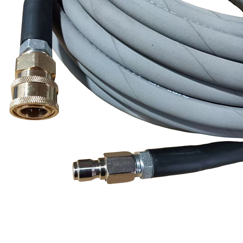 4000psi 6000psi لوله تمیز کردن فشار بالا بدون علامت با اتصال سریع برای ماشین استخراج فرش