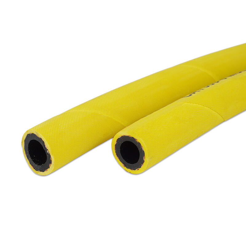 شلنگ چند منظوره معدن بافته شده از پارچه با کشش بالا - مقاوم در برابر روغن و آب و هوا با دامنه دمایی وسیع برای مصارف صنعتی