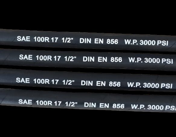 3000 PSI SAE 100R17 لوله هیدرولیک برای ماشین آلات ساختمانی چرخ بارگذاری سیستم هیدرولیک