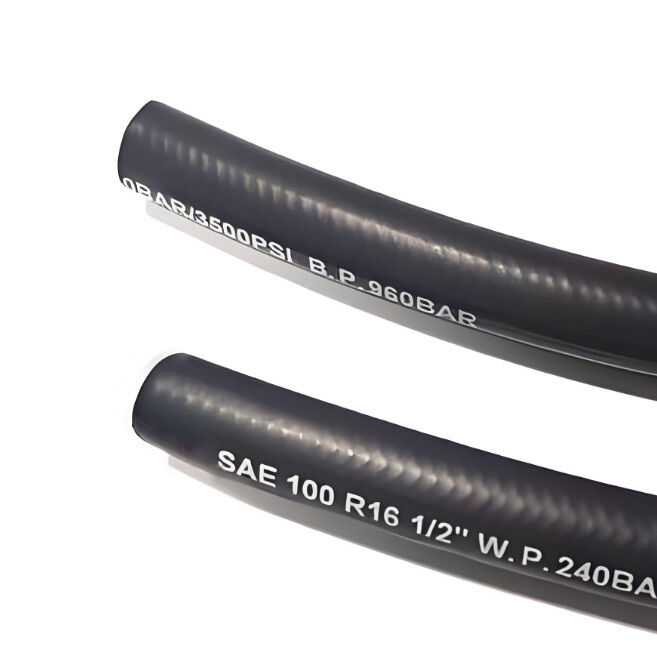 SAE 100R16 لوله هیدرولیک فوق انعطاف پذیر برای سیستم های هیدرولیک بارگیری با شعاع خم تنگ