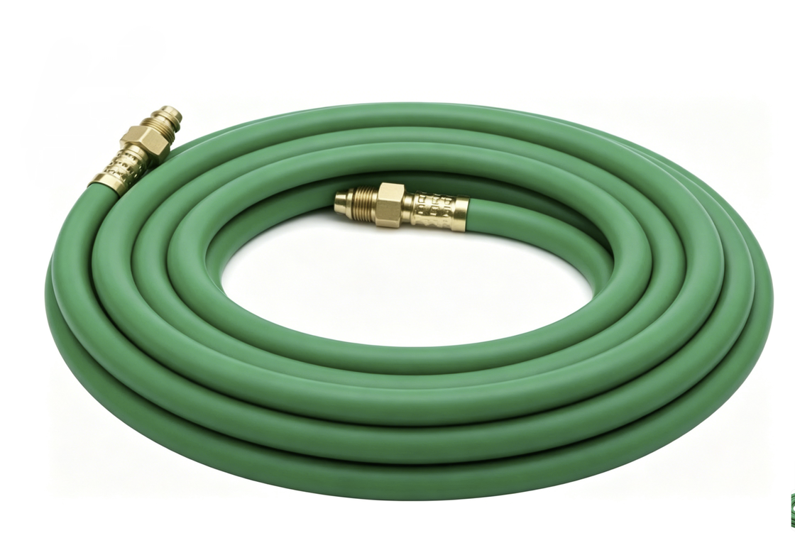 مجموعه شیلنگ گاز آرگون EPDM 50FT برای تنظیم کننده های جوشکاری TIG MIG – اتصالات 5/8 اینچ-18RH، فشار کاری 20 بار برای سیستم های تحویل گاز جوشکاری