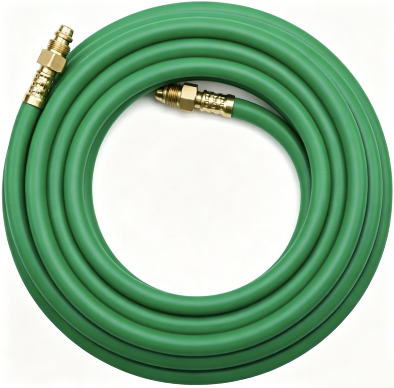 مجموعه شیلنگ گاز آرگون EPDM 50FT برای تنظیم کننده های جوشکاری TIG MIG – اتصالات 5/8 اینچ-18RH، فشار کاری 20 بار برای سیستم های تحویل گاز جوشکاری
