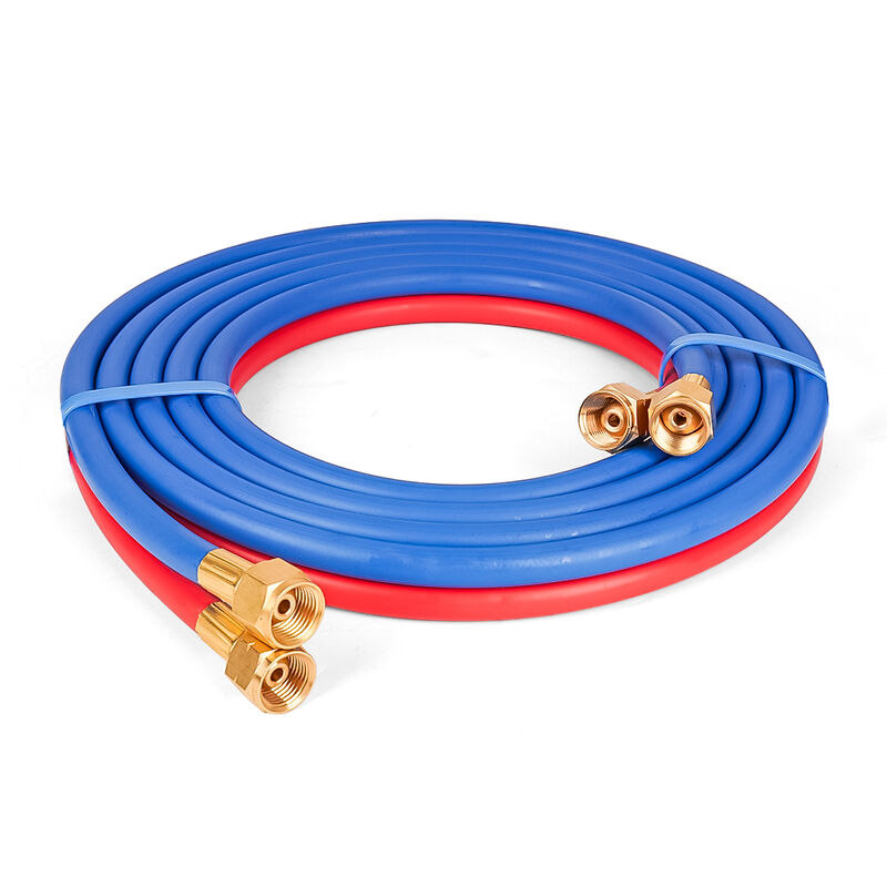 EPDM لاستیک مصنوعی دو لوله جوشکاری ISO 3821 گواهی شده برای اکسیژن استیلن با فشار کاری 300 psi