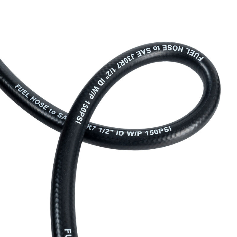 شلنگ سوخت و دیزل لاستیکی NBR مقاوم در برابر روغن 300 PSI SAEJ30R7 1/2 اینچ با الیاف بافته شده برای سیستم تامین بنزین و خودرو