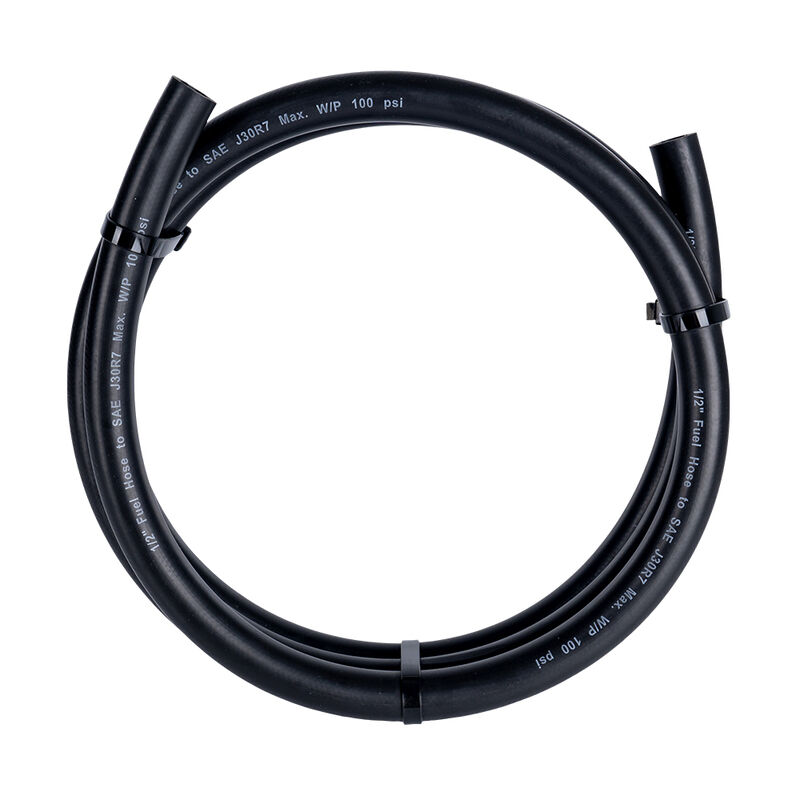 شلنگ سوخت و دیزل لاستیکی NBR مقاوم در برابر روغن 300 PSI SAEJ30R7 1/2 اینچ با الیاف بافته شده برای سیستم تامین بنزین و خودرو
