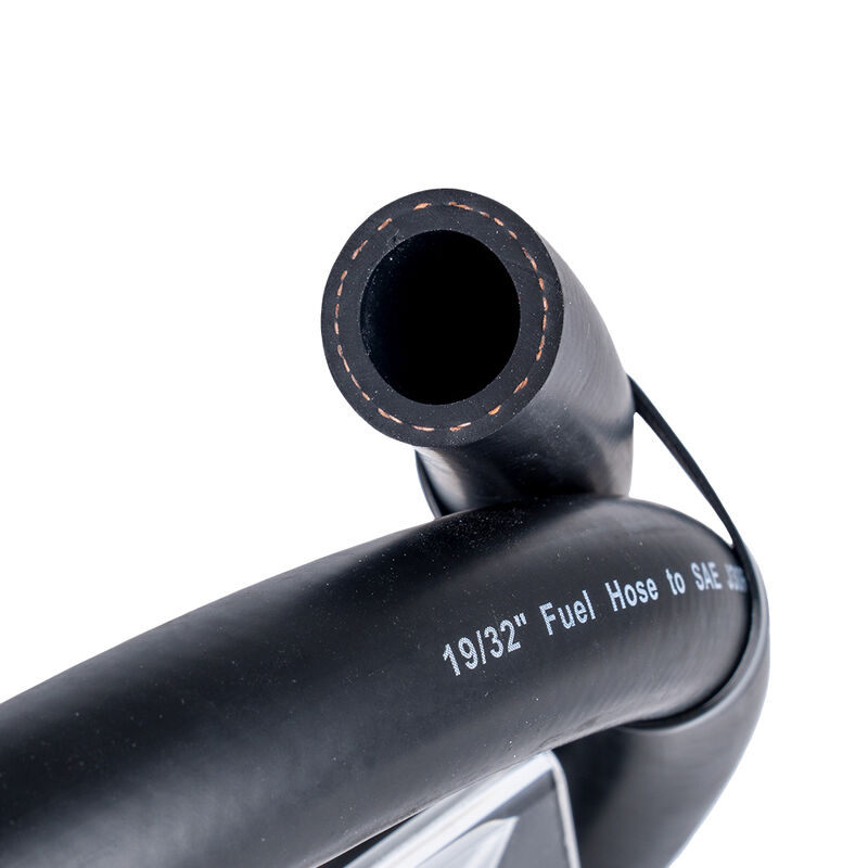 شلنگ سوخت و دیزل لاستیکی NBR مقاوم در برابر روغن 300 PSI SAEJ30R7 1/2 اینچ با الیاف بافته شده برای سیستم تامین بنزین و خودرو