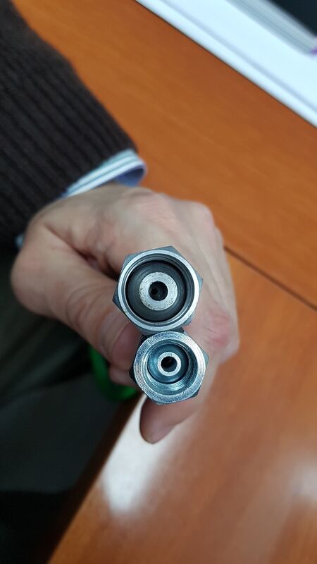 DN2 3.2 میلی متر قطر داخلی 630Bar Ultra High Pressure Test Hose 2000Bar فشار انفجار هوا لوله شارژ 0.5m طول طولانی